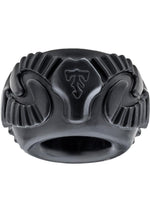 Load image into Gallery viewer, Perfect Fit Tribal Son Ram Ring - Black - 50 Per Bowl
