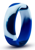 Load image into Gallery viewer, Performance Silicone Camo Cock Ring - Blue Camouflage - Blue
