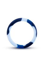 Load image into Gallery viewer, Performance Silicone Camo Cock Ring - Blue Camouflage
