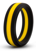 Load image into Gallery viewer, Performance Silicone Go Pro Cock Ring - Black/Gold/Multicolor
