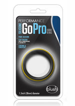 Load image into Gallery viewer, Performance Silicone Go Pro Cock Ring - Black/Gold/Multicolor
