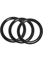 Load image into Gallery viewer, Performance Vs1 Pure Premium Silicone Cock Rings - Black - Medium - 3 Pack
