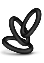 Load image into Gallery viewer, Performance Vs2 Pure Premium Silicone Cock Rings - Black - Small
