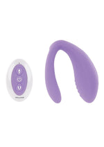 Load image into Gallery viewer, Petite Tickler Rechargeable Silicone Triple Stimulating Mini Vibrator with Remote Control - Lavender/Purple
