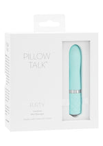 Load image into Gallery viewer, Pillow Talk Flirty Rechargeable Silicone Bullet - Teal

