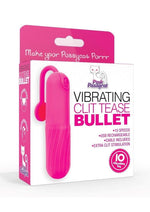 Load image into Gallery viewer, Pink Pussycat Vibrating Clit Tease Rechargeable Silicone Stimulator - Pink
