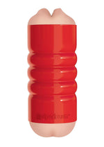 Load image into Gallery viewer, Pipedream Extreme Toyz Tight Grip Mouth and Ass Masturbator - Mouth and Butt - Red/Vanilla
