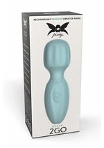 Load image into Gallery viewer, Pixey 2go Rechargeable Silicone Mini Wand - Ocean - Green