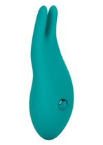Load image into Gallery viewer, Pixies Bunny Rechargeable Silicone Finger Vibrator - Green
