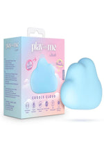 Load image into Gallery viewer, Play with Me Cuddle Cloud Rechargeable Silicone Clitoral Massager - Blue
