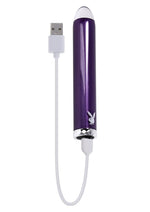 Load image into Gallery viewer, Playboy Amethyst Rechargeable Silicone Vibrator
