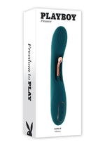 Load image into Gallery viewer, Playboy Aurelie Rechargeable Silicone G-Spot Vibrator - Green