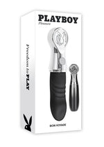 Load image into Gallery viewer, Playboy Bon Voyage Rechargeable Silicone Vibrator - Gray/Grey
