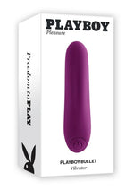 Load image into Gallery viewer, Playboy Bullet Rechargeable Silicone Vibrator - Purple
