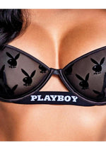 Load image into Gallery viewer, Playboy Bunny Noir - Black - Large - 2 Piece/Set