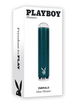 Load image into Gallery viewer, Playboy Emerald Rechargeable Silicone Vibrator - Green
