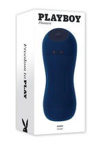 Load image into Gallery viewer, Playboy Gusto Rechargeable Silicone Masturbator - Blue