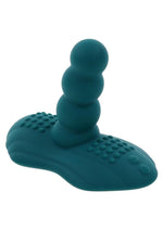 Load image into Gallery viewer, Playboy Have A Seat Rechargeable Silicone Vibrator with Remote Control - Blue
