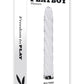 Playboy In A Twist Rechargeable Glass Vibrator - Clear/White