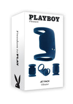 Load image into Gallery viewer, Playboy Jet Pack Rechargeable Silicone Double Ring Penis Vibrator
