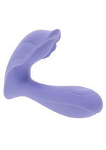 Load image into Gallery viewer, Playboy Lilac Fantasy Rechargeable Silicone Tapping Dual Vibrator with Remote