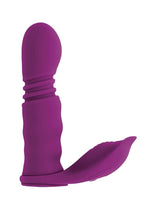Load image into Gallery viewer, Playboy Match Play Rechargeable Silicone Dual Vibrator - Purple
