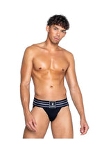 Load image into Gallery viewer, Playboy Mens Locker Room Classic Jock - Black - Medium