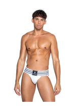 Load image into Gallery viewer, Playboy Mens Locker Room Classic Jock - White - XLarge