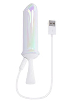 Load image into Gallery viewer, Playboy Orgasmic Fantasy Rechargeable Silicone Bullet - Purple/White
