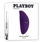 Playboy Our Little Secret Rechargeable Silicone Panty Vibe with Remote Control - Purple