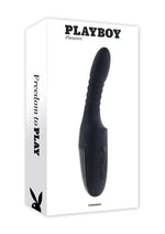 Load image into Gallery viewer, Playboy Overdrive Rechargeable Silicone Heating Vibrator - Black
