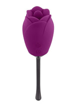 Load image into Gallery viewer, Playboy Petal Rechargeable Silicone Clitoral Stimulator - Purple