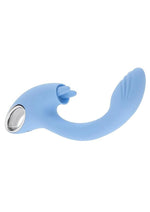 Load image into Gallery viewer, Playboy Sapphire Sky Rechargeable Silicone Dual Vibrator