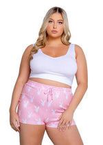 Load image into Gallery viewer, Playboy Slumber Bunny - Pink/White - 3XLarge/4XLarge - 2 Piece/Set