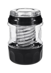 Playboy Spring Fling Rechargeable Stroker - Black/Clear