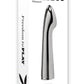 Playboy Swoon Rechargeable Vibrator - Metal/Silver