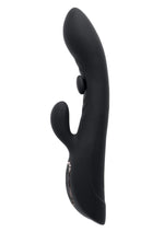 Load image into Gallery viewer, Playboy That&#39;s The Spot Rechargeable Silicone Dual Stimulating Vibrator - Black
