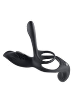 Load image into Gallery viewer, Playboy The 3 Way Rechargeable Silicone Cock Ring
