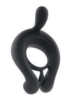 Load image into Gallery viewer, Playboy Triple Play Rechargeable Silicone Cock Ring with Remote Control
