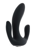 Load image into Gallery viewer, Playboy Triple Threat Rechargeable Silicone Multi Vibrator - Black
