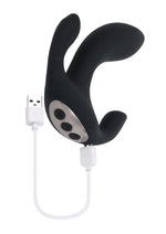 Load image into Gallery viewer, Playboy Triple Threat Rechargeable Silicone Multi Vibrator
