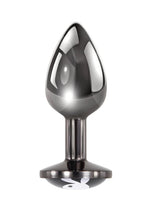 Load image into Gallery viewer, Playboy Tux Metal Anal Plug - Black/Metal - Small

