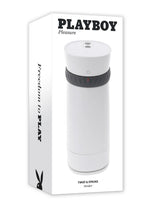 Load image into Gallery viewer, Playboy Twist and Stroke Rechargeable Masturbator - White