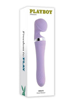 Load image into Gallery viewer, Playboy Vibrato Rechargeable Silicone Dual Ended Wand - Purple