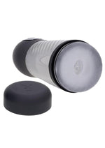Load image into Gallery viewer, Playboy Whirlwind Rechargeable Thrusting and Spinning Stroker - Black