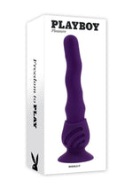 Load image into Gallery viewer, Playboy Wiggle It Rechargeable Silicone Wiggling Shaft - Purple
