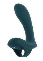 Load image into Gallery viewer, Playboy Wrapped Around Your Finger Silicone Rechargeable Finger Vibrator - Green
