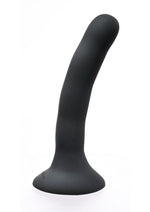 Load image into Gallery viewer, Please Silicone Dildo - Black - 5.25in
