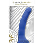 Please Silicone Dildo - Blue - 5.25in