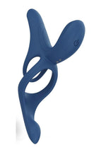 Load image into Gallery viewer, Pleasure Pivot App Control Rechargeable Silicone Couples Vibrator - Blue